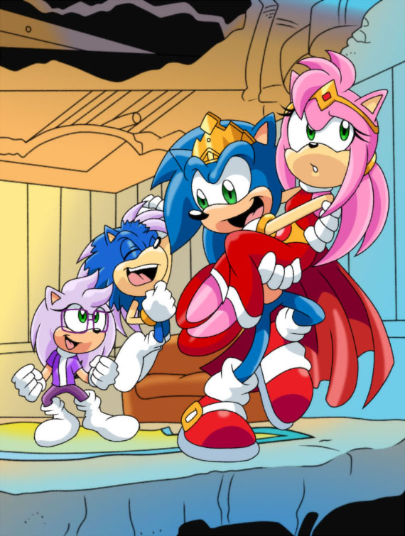 pix Royal Sonamy Family archie sonic recolor sonamy future