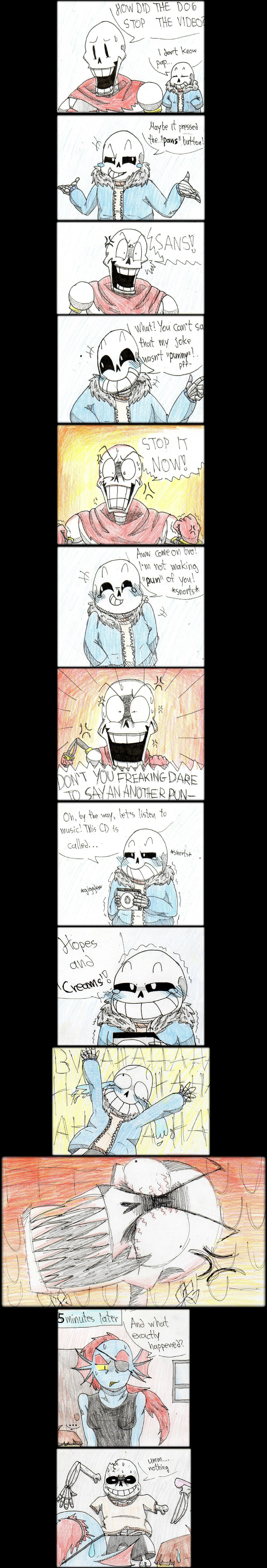 Undertale comic: Puns