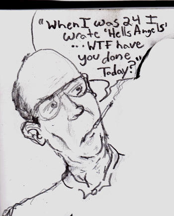 Hunter S Thompson 2 by PatrickPower on DeviantArt