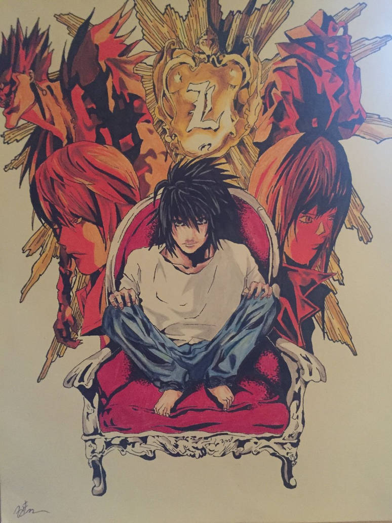 Death Note drawing by 47Mitelements on DeviantArt