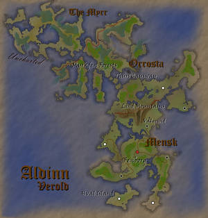 Verold, Aldinn: Fantasy Map (Light)