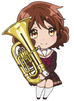 Kumiko Oumae - Hibike! Euphonium Chibi Render