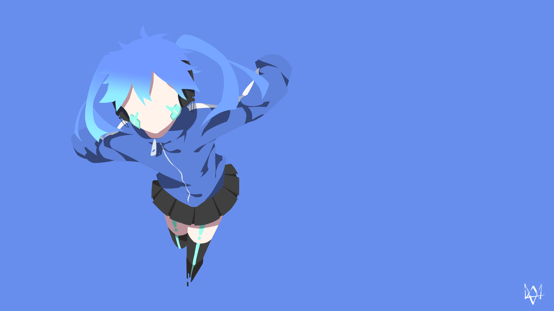 Ene Mekakucity Actors Minimalist Anime Wallpaper By Lucifer012