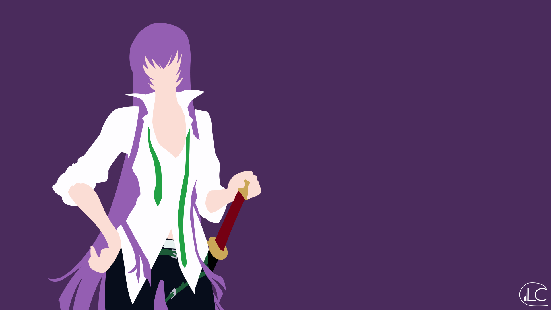 Saeko Busujima | High School of The Dead Minimalis