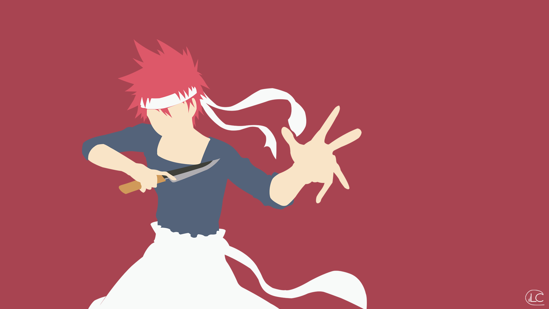 Food Wars wallpaper, Shokugeki no Soma, Minimalist, Sōma Yukihira