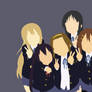 K-ON Minimalist Anime Wallpaper