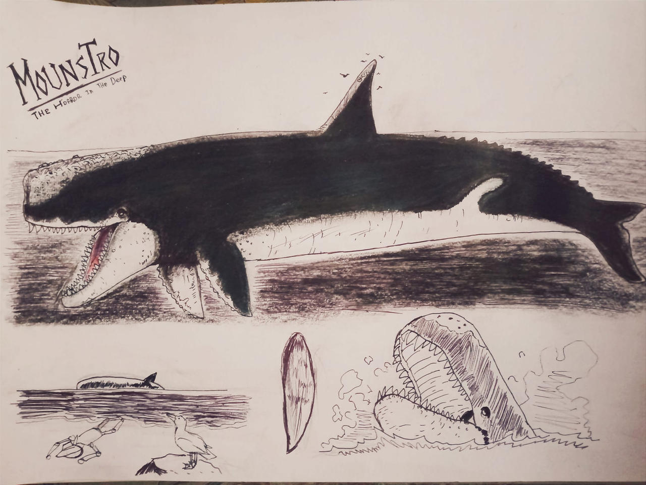 Monstro Monster Monstro Redesign - Twitter art by 7gatos on DeviantArt