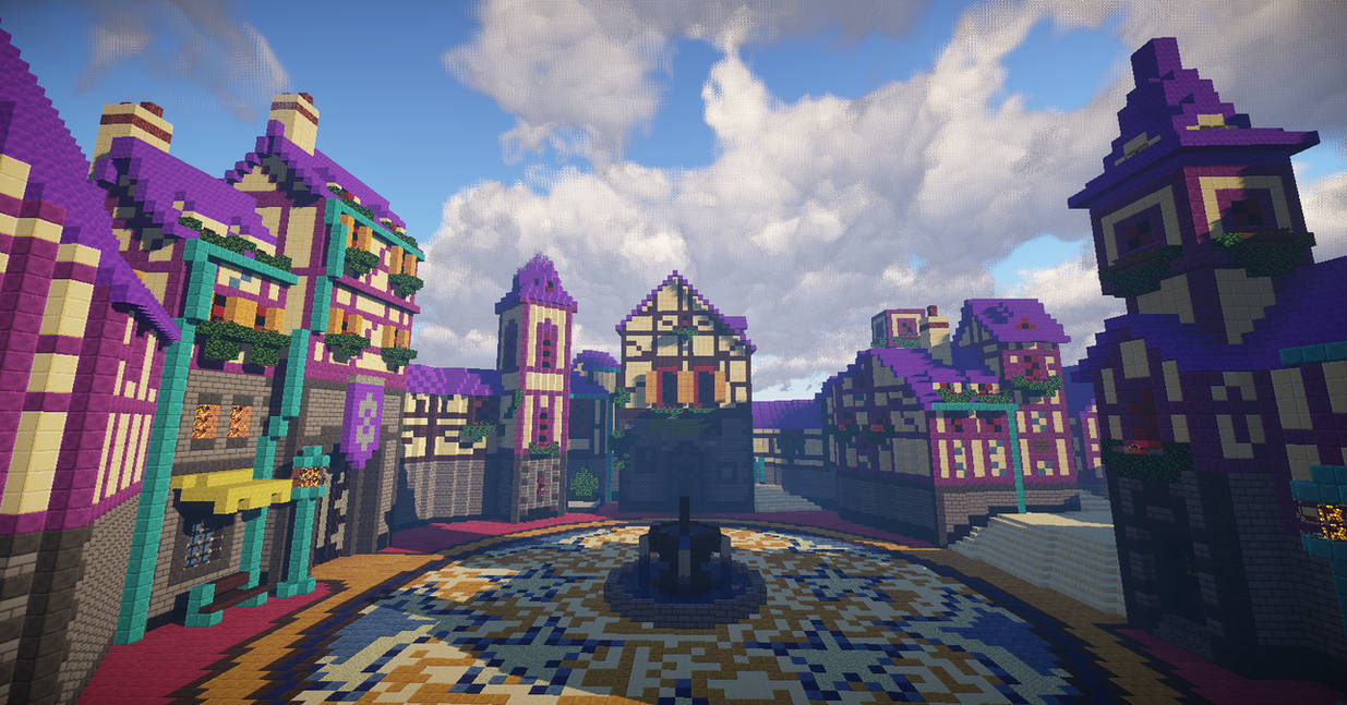 Daybreak Minecraft Map Minecraft Kingdom Hearts: DayBreak Town by Zimfan508 on DeviantArt