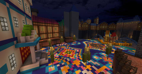 Minecraft Kingdom Hearts DDD: Fountain Plaza