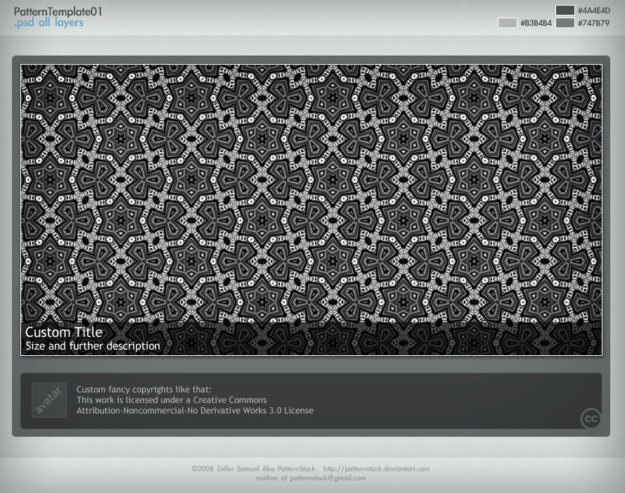 Pattern Mod Den PatternTemplate01 Wide by PatternStock on DeviantArt
