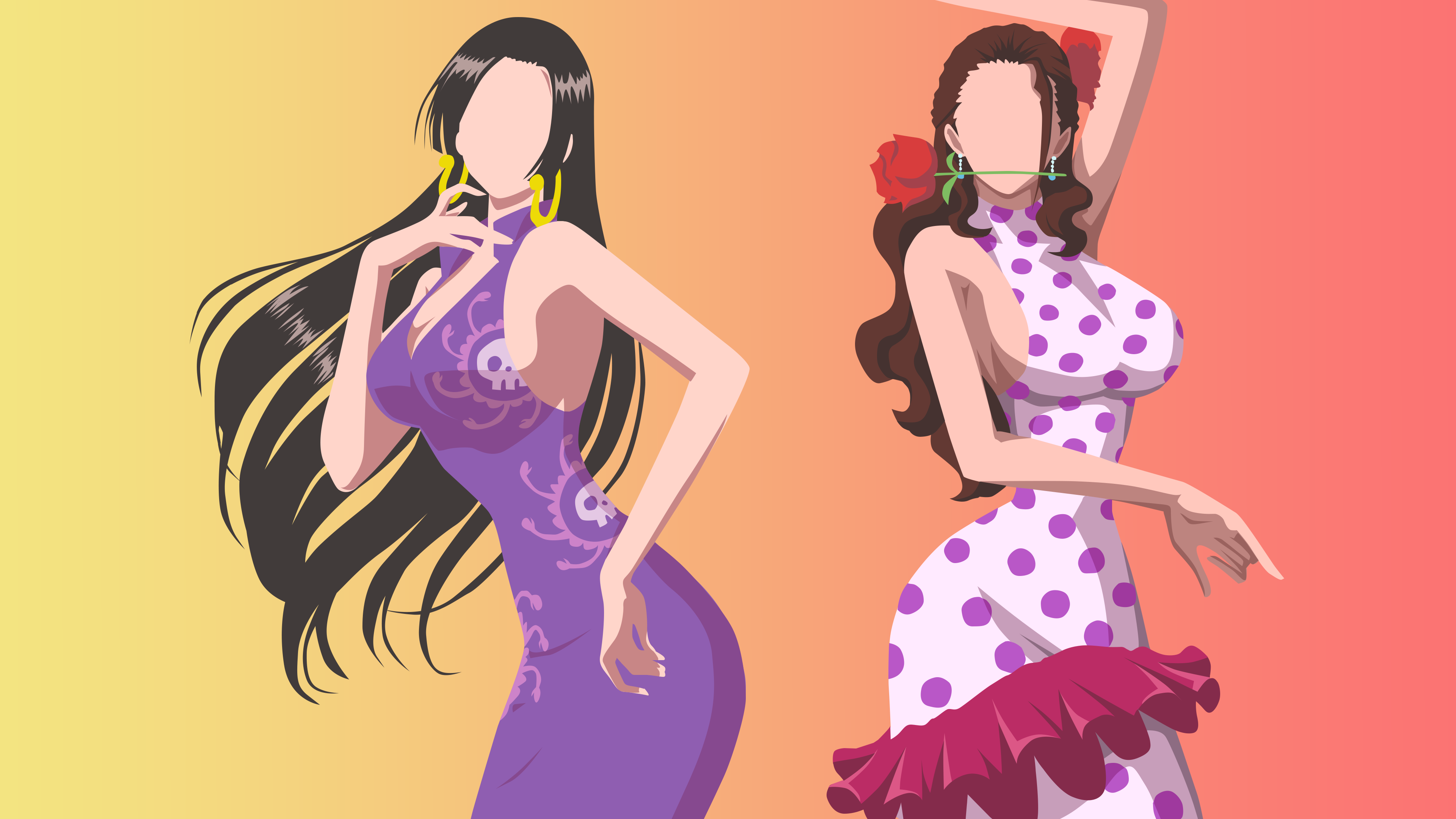 Boa Hancock One Piece And Violet One Piece By Aho1225 On Deviantart Boa Hancock One Piece And Violet One Piece By Aho1225 On Deviantart