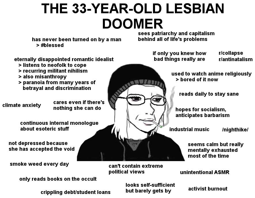 Lesbian doomer meme by kalter-stahl on DeviantArt