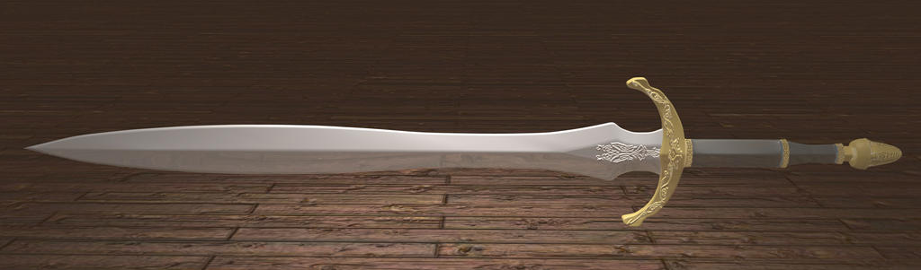 Updated Render: Sword by StrangleyMe on DeviantArt