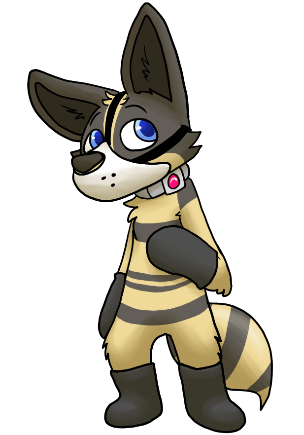 Syrinx (With Muzzle and Mitts) by BloomingDaemon on DeviantArt