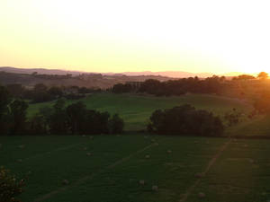 Sunset over Tuscany