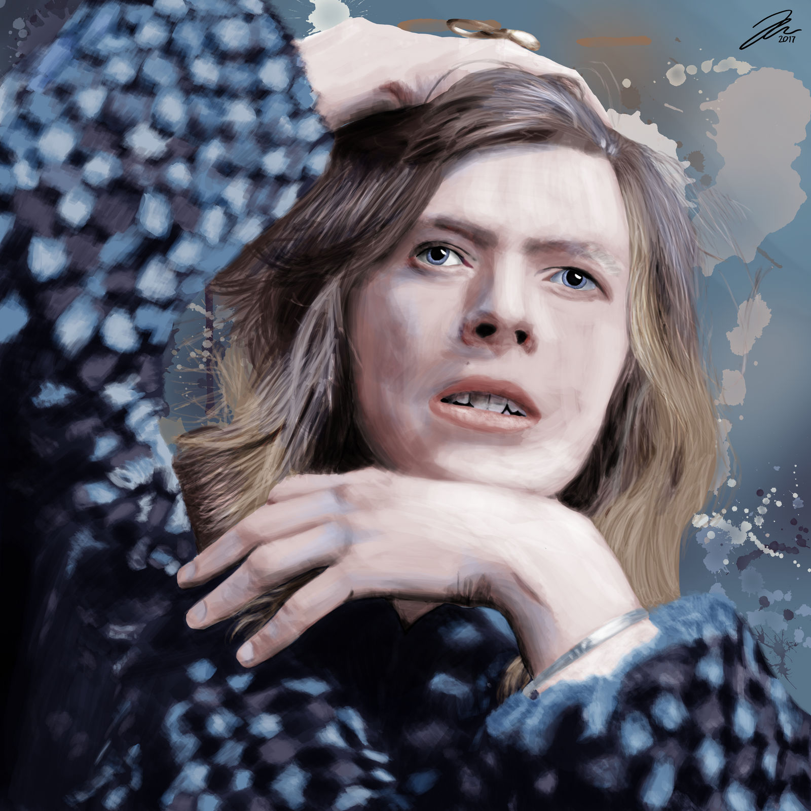 David Bowie - Hunky Dory - Digital Art