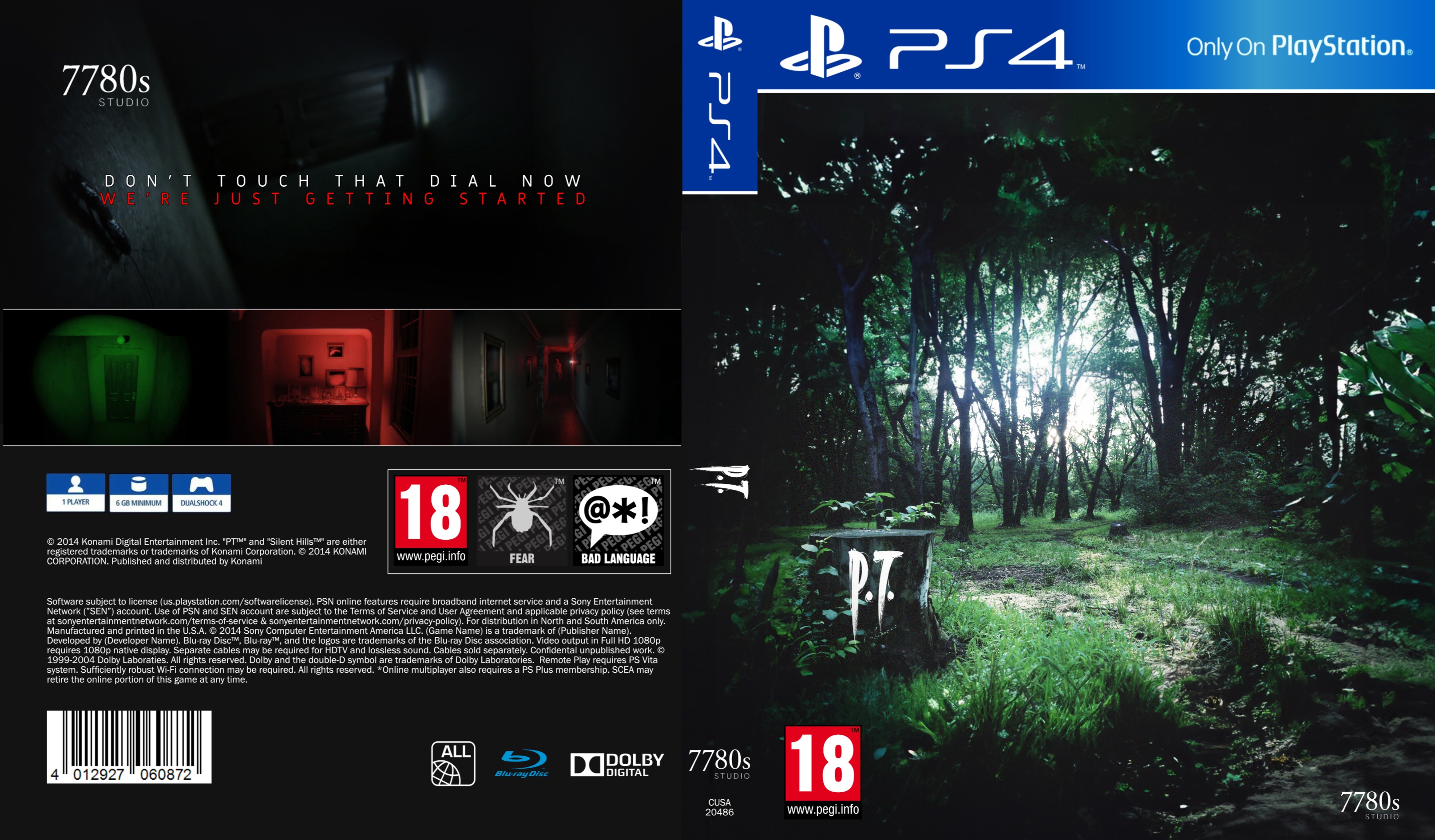 PT Silent Hills PS4 Cover by GARNER2015 on DeviantArt