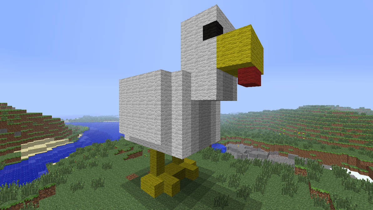 Chicken Statue Minecraft By Tryzon On DeviantArt chicken-statue-minecraft-by-tryzon-on-deviantart