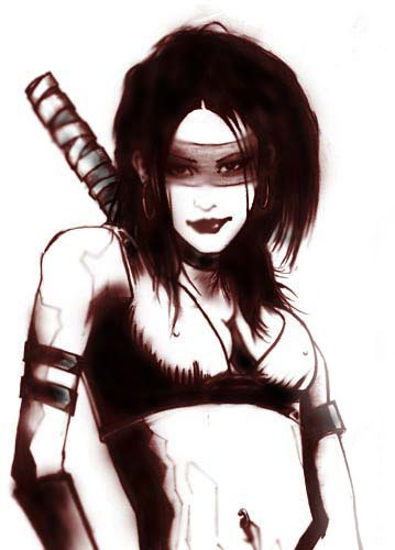 id030 warrior woman