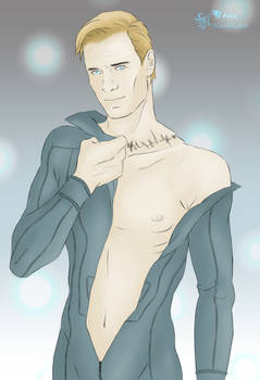 David 8 / Michael Fassbender - Undressing Fanart