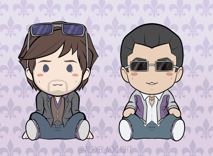 Johnny Chibi The Boss and Johnny Gat - Saints Row Chibis by AlexBlacklight on DeviantArt