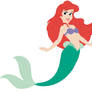 Ariel Mermaid pose