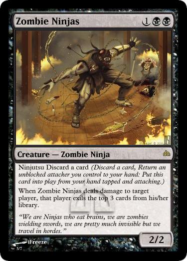 MtG: Zombie Ninjas