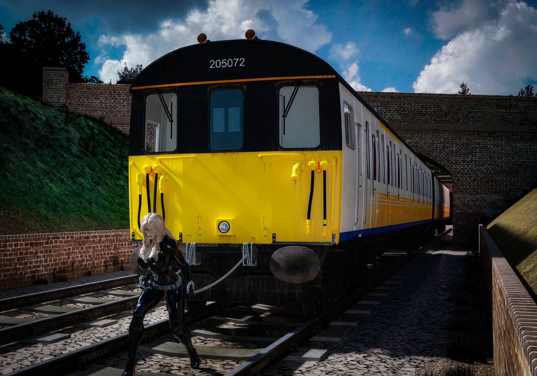 Laura pull train by Superstrongbabes on DeviantArt