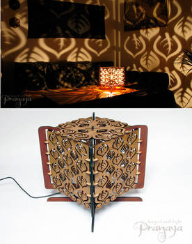 Leaf Pattern Shadow Lamp