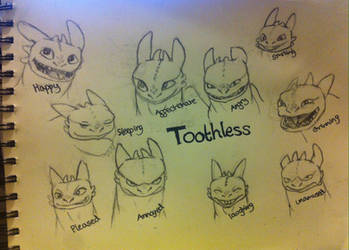 Toothless doodles
