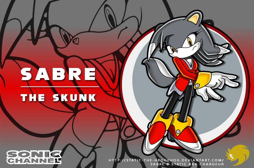 Sonic Channel: Sabre the Skunk by Fuzon-S