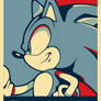 Sonic Gets It Done With Speed -Political Poster-