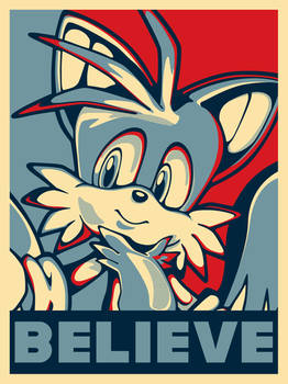 In Tails We Believe -Political Poster-