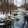 Winter River Bridge