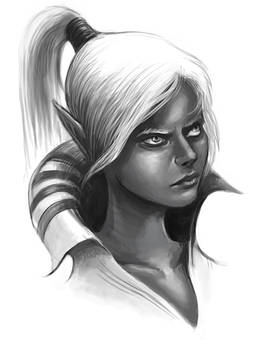 Dark Elf - RPG Illustration