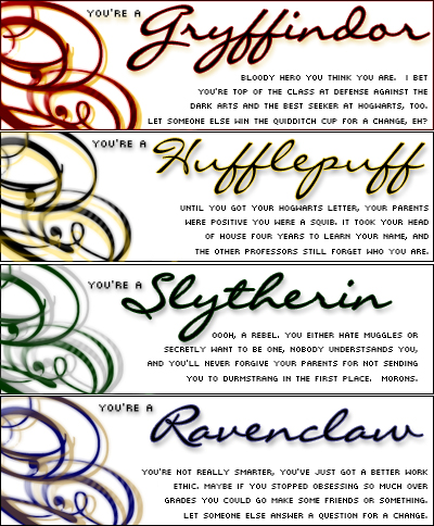 Hogwarts House Banners