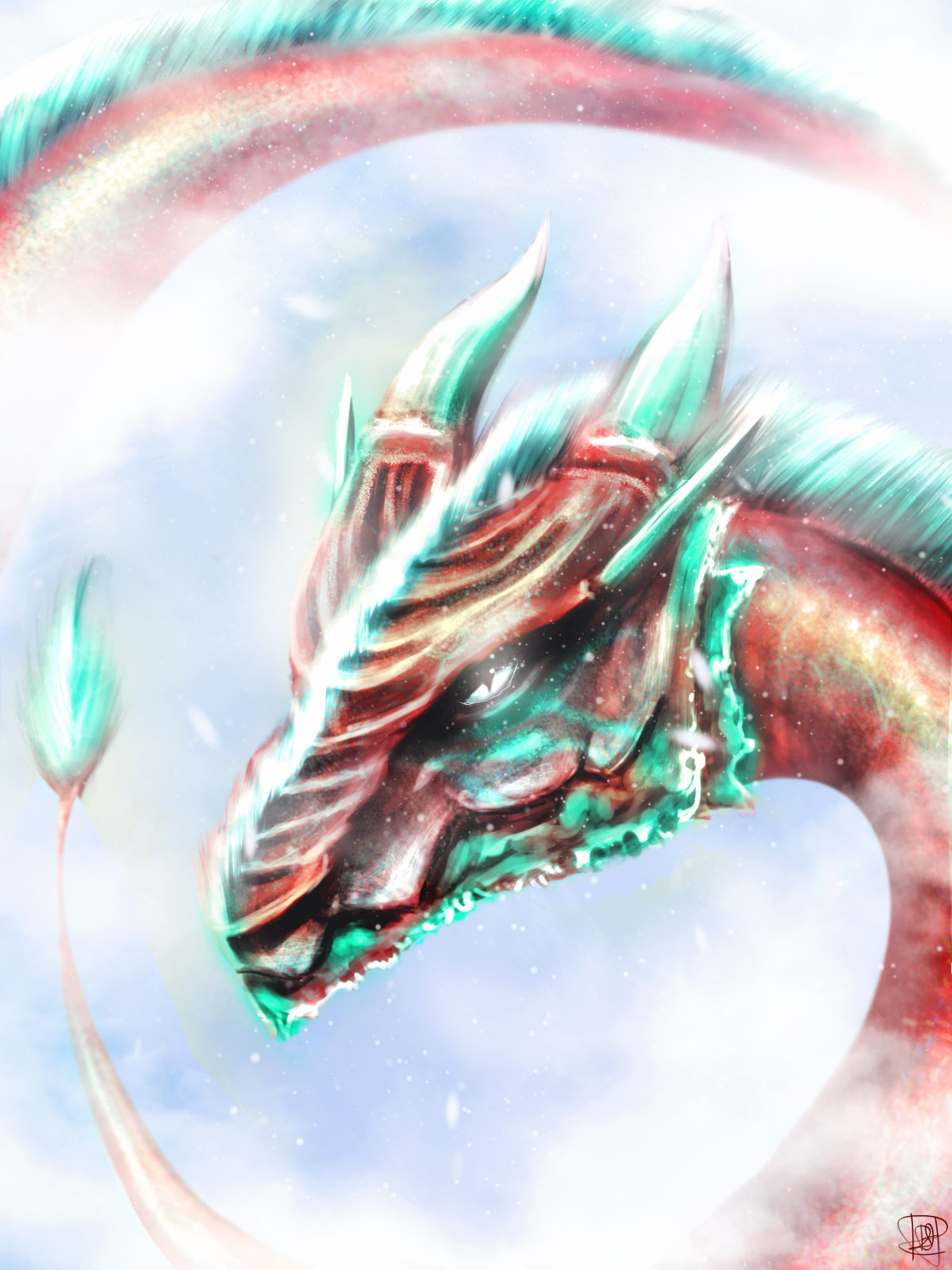 Flying Fantasy Dragon