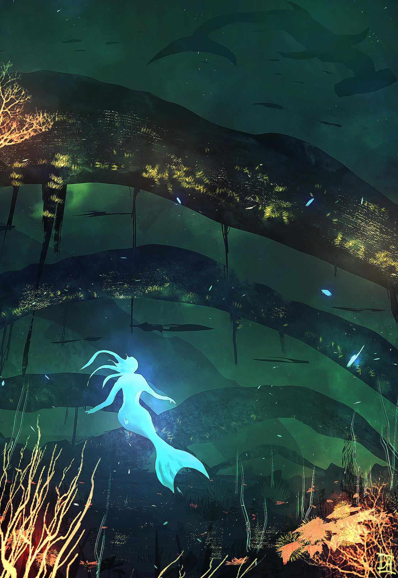 Daily Speedpaint 105 Deep Ocean Floor By Daisanvisart On
