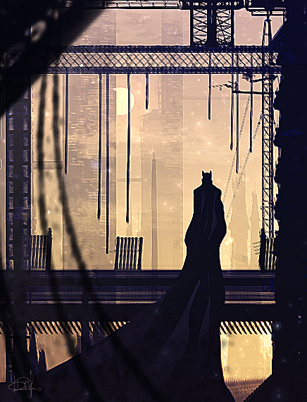 daily speedpaint 184 - dark knight