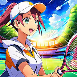 Anime Girl Tennis