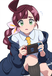 Chloe Cerise Playing Switch