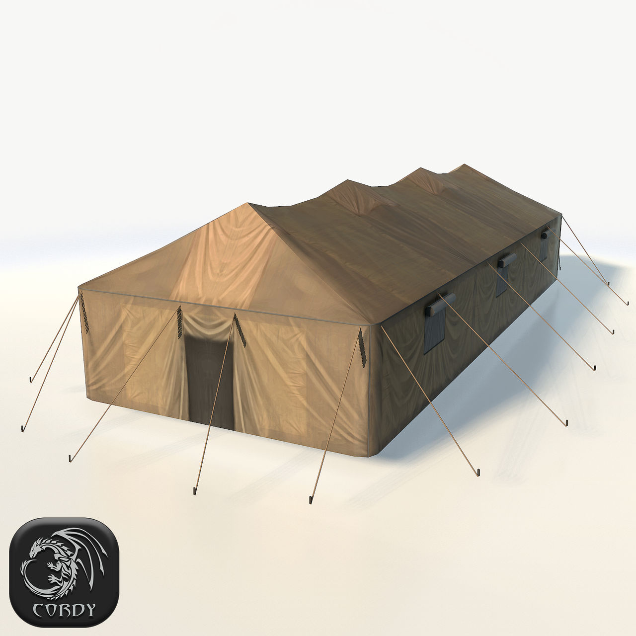 Military Tent Low Poly By Cordy3d On Deviantart