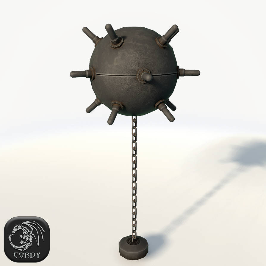 Sea mine by Cordy3D on DeviantArt