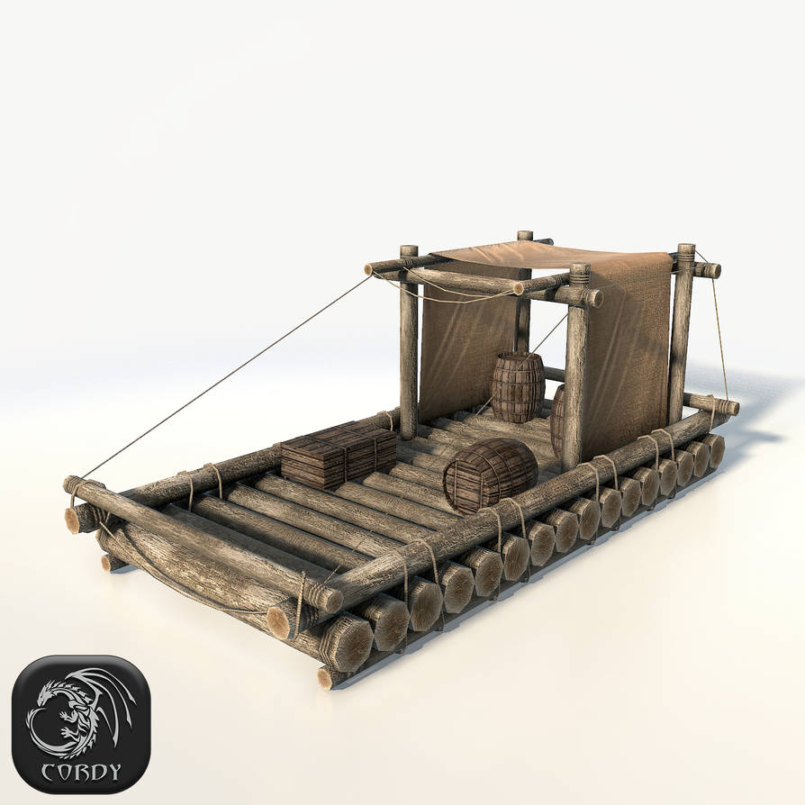 Raft 3D model by Cordy3D on DeviantArt