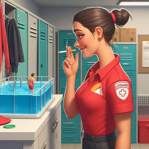 Lifeguard Meg Deviantart Personal lifeguard by magicelam on DeviantArt