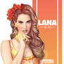 Lana Del Rey a.k.a Lizzy Grant Vector X Vexel