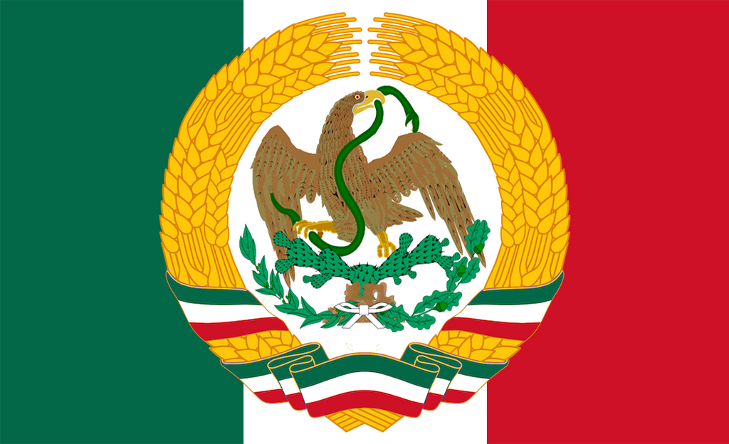 Flag of the Socialist Mexican Republic (Vertical) by Vengarl on DeviantArt