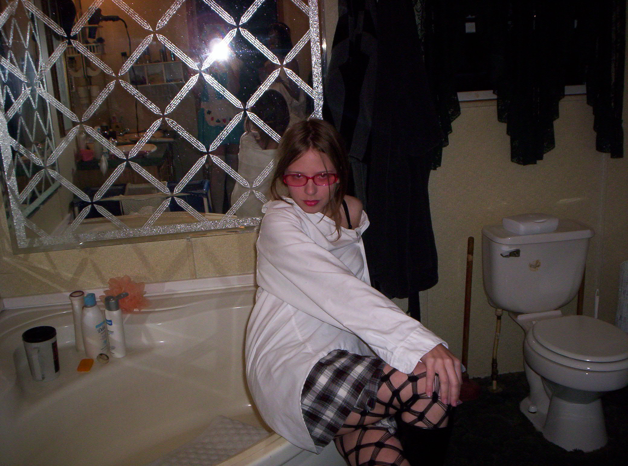 Bad girl in the Bathroom