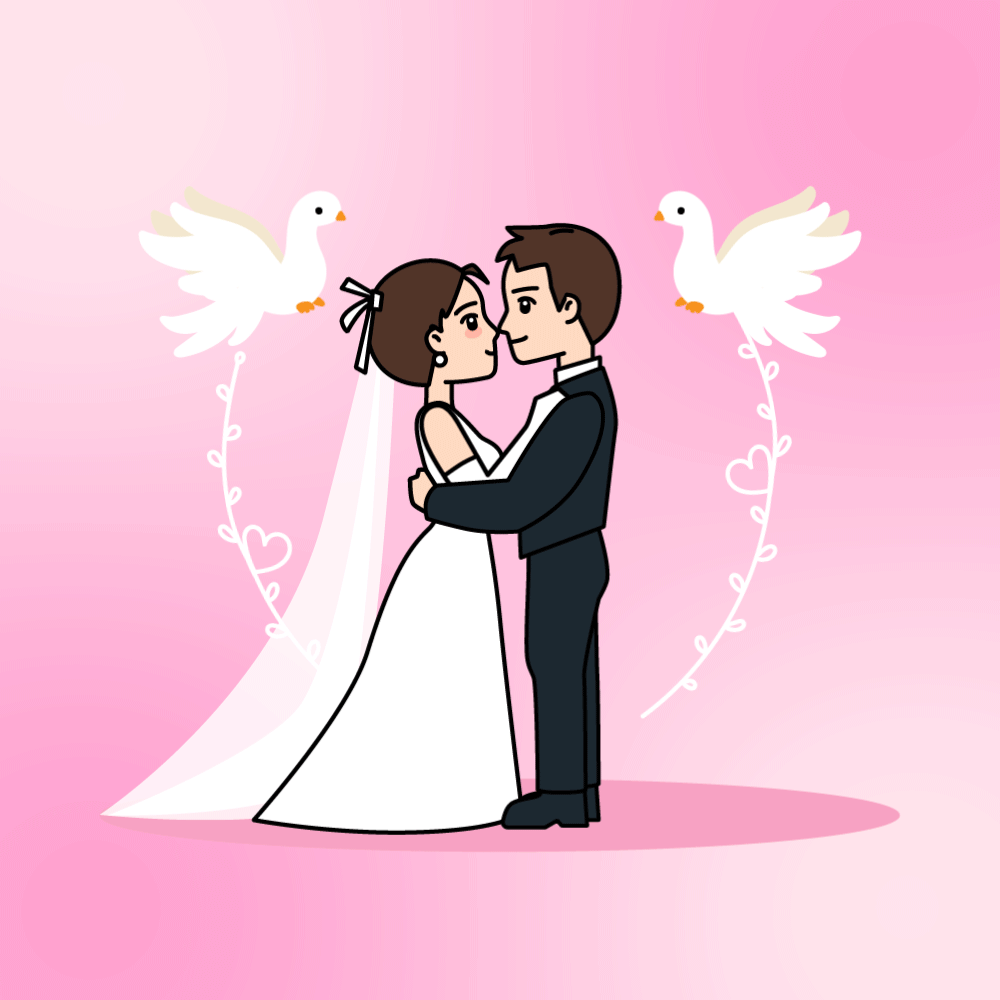 Animated Wedding Couple by Chichanan on DeviantArt Animated Wedding Couple by Chichanan on DeviantArt