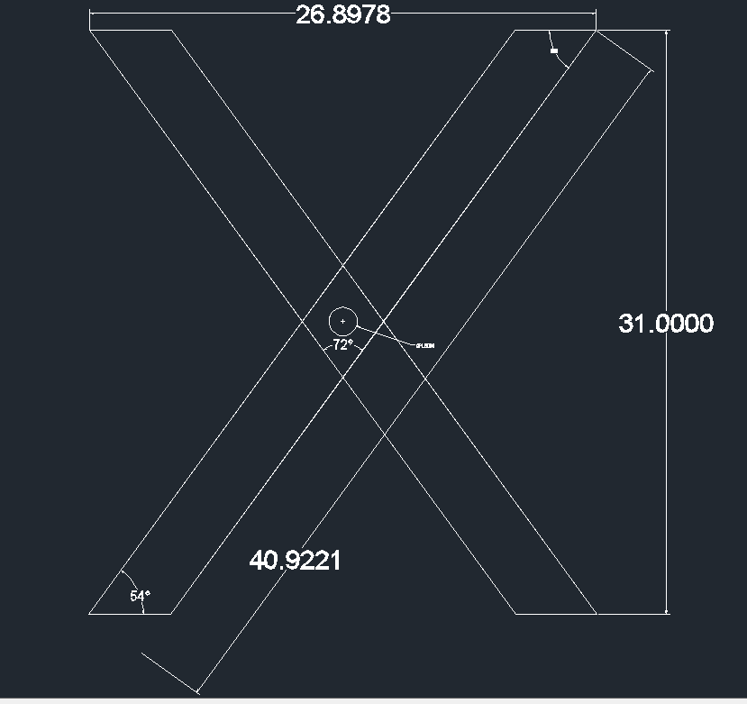 Basic Viking Table Leg design